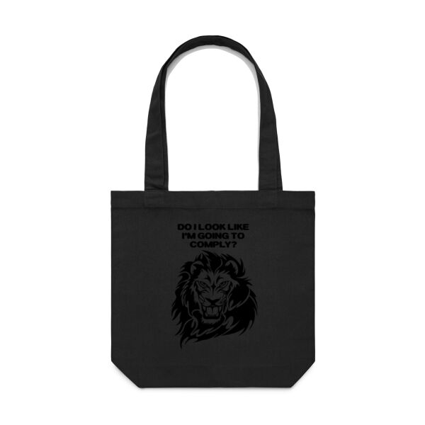 Not Complying - Carry Bag Black Lion Thumbnail
