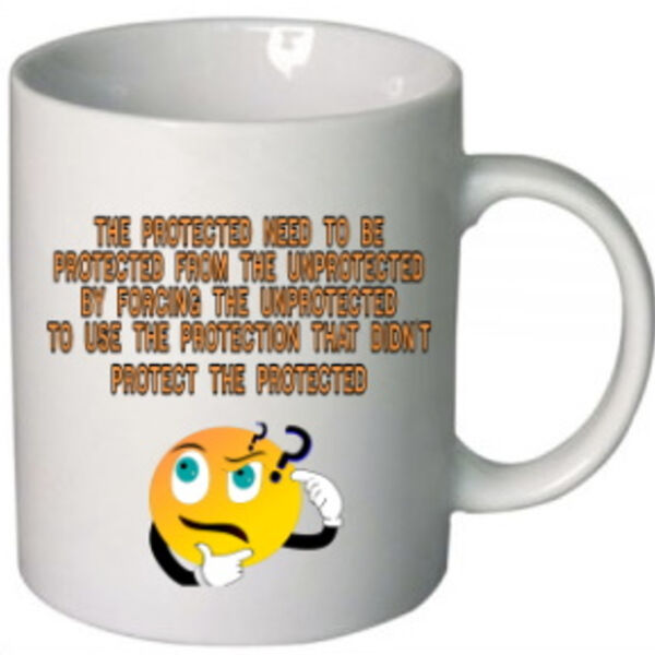 Protected Unprotected - Ceramic Mug Thumbnail