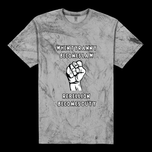 Tyranny Rebellion - Unisex Tie Dye T-Shirt Thumbnail