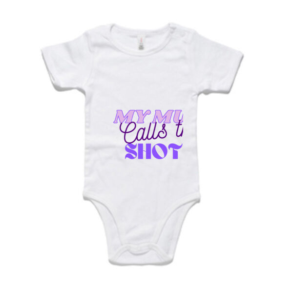 My Mum Calls The Shots Infant Onesie Thumbnail