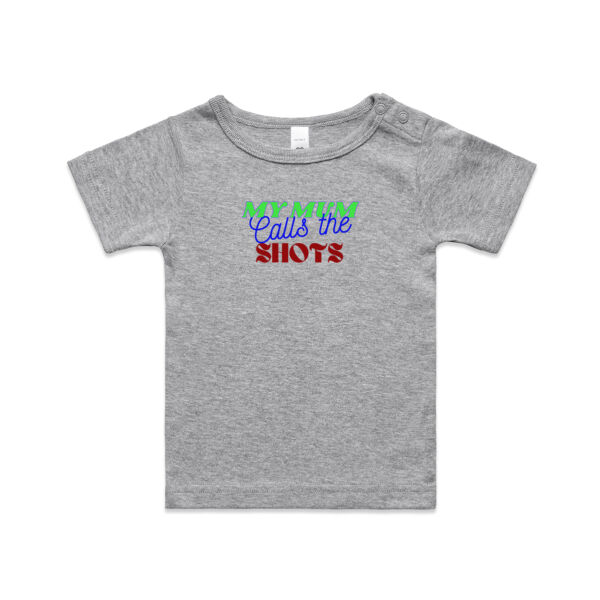 My Mum Calls The Shots Infant T-shirt - Rainbow Thumbnail