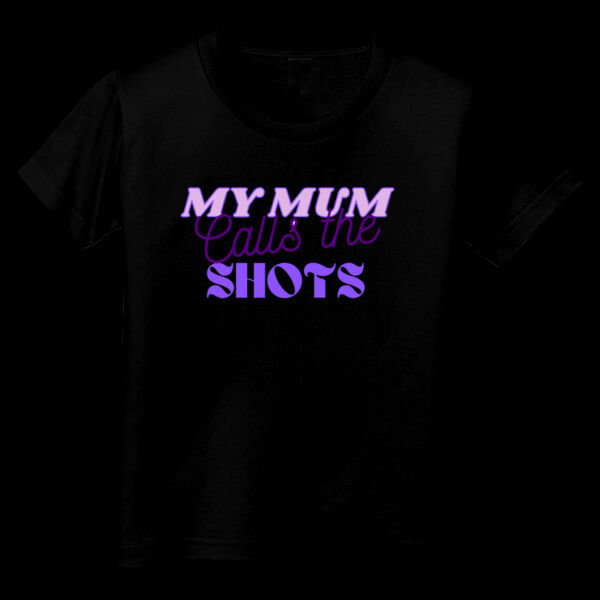 My Mum Calls The Shots Toddler T-shirt - Pink Thumbnail