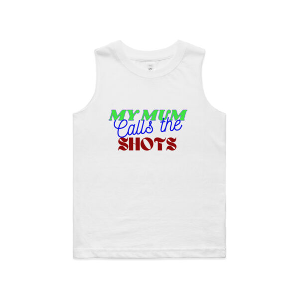My Mum Calls The Shots Toddler Tank - Rainbow Thumbnail