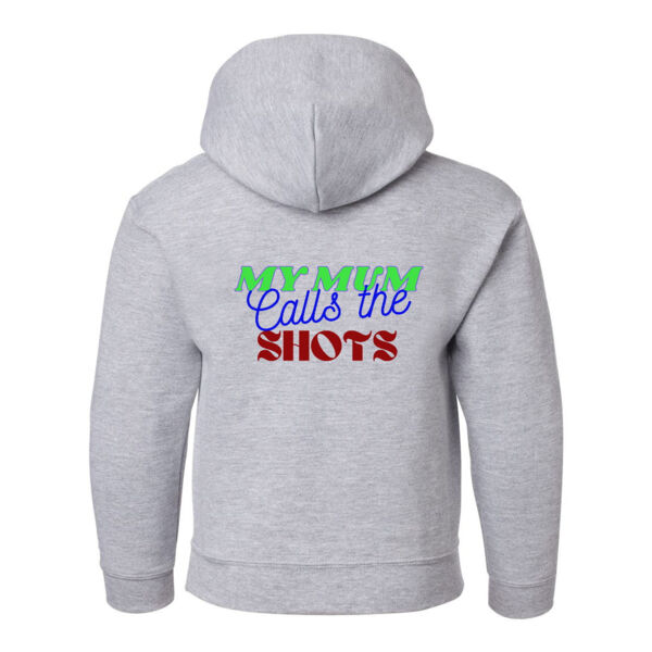 My Mum Calls The Shots Toddler Hoodie - Rainbow Thumbnail